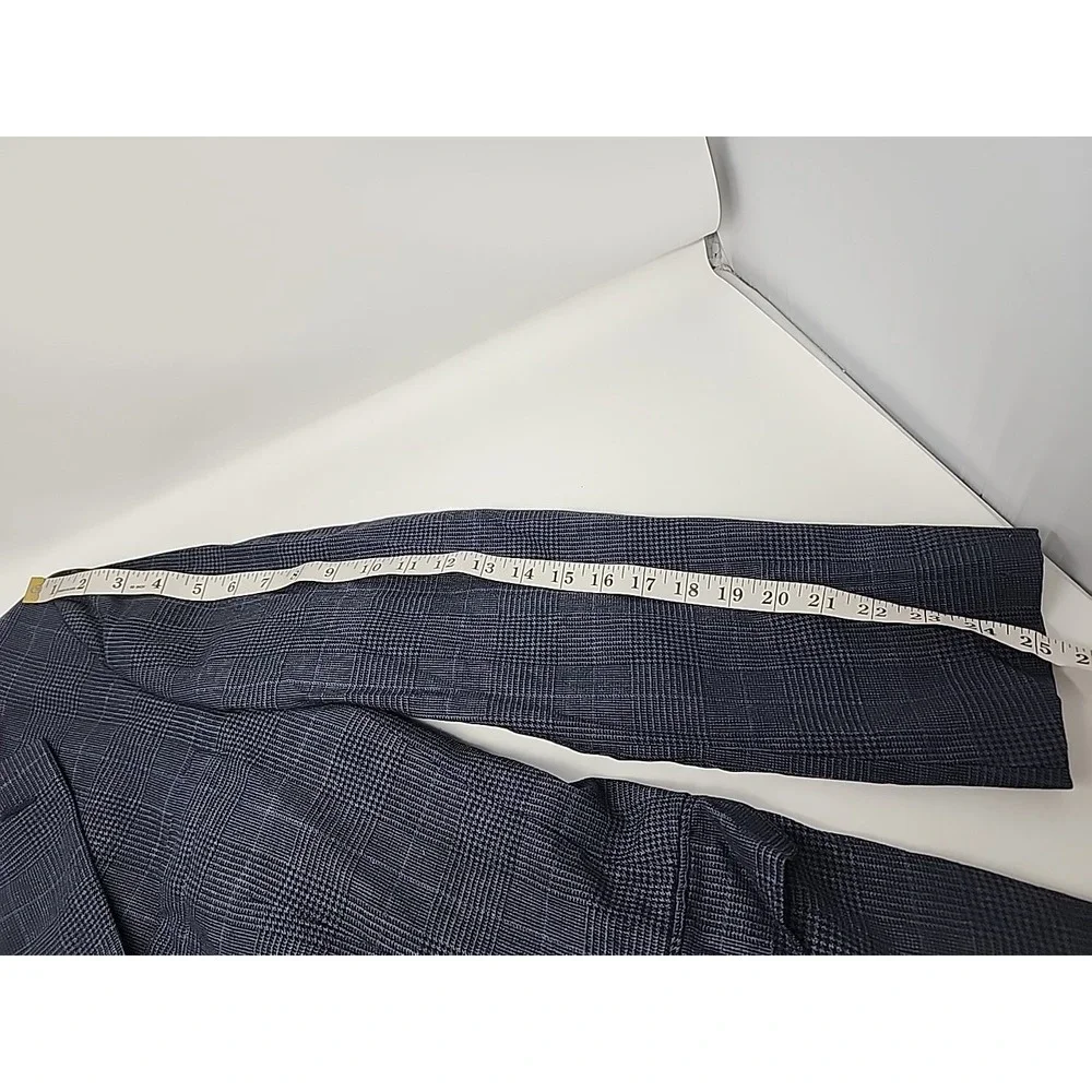 Ralph Lauren Polo University‎ Club Blazer Mens 44R Gray Plaid 100% Wool VINTAGE